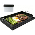 25＂×16＂ Non‑Stick Cast Iron Griddle with Groove