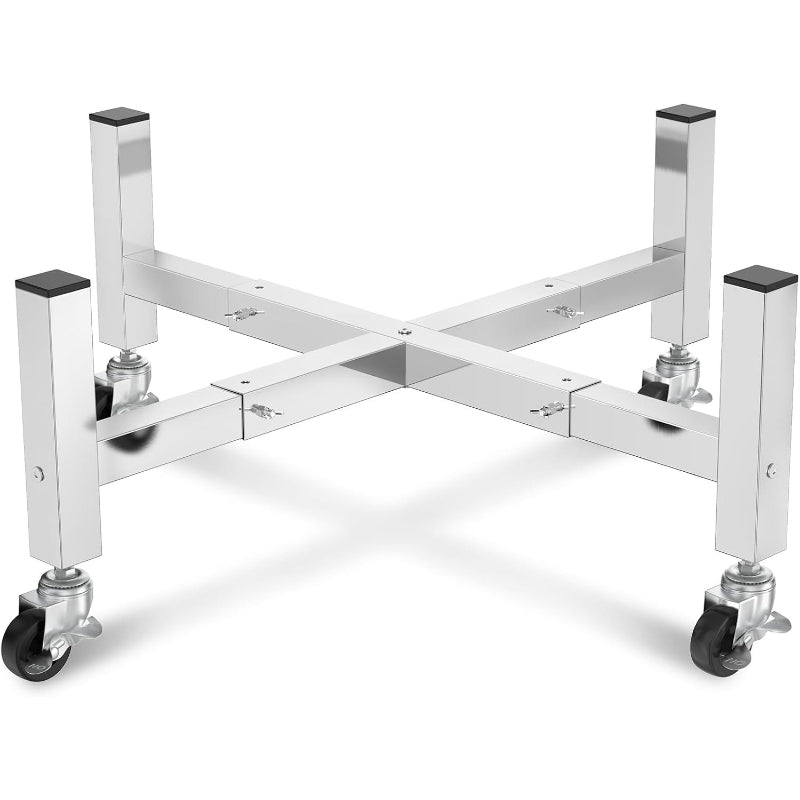 Adjustable Fire Pit Rolling Stand 15‑26.1 Inch