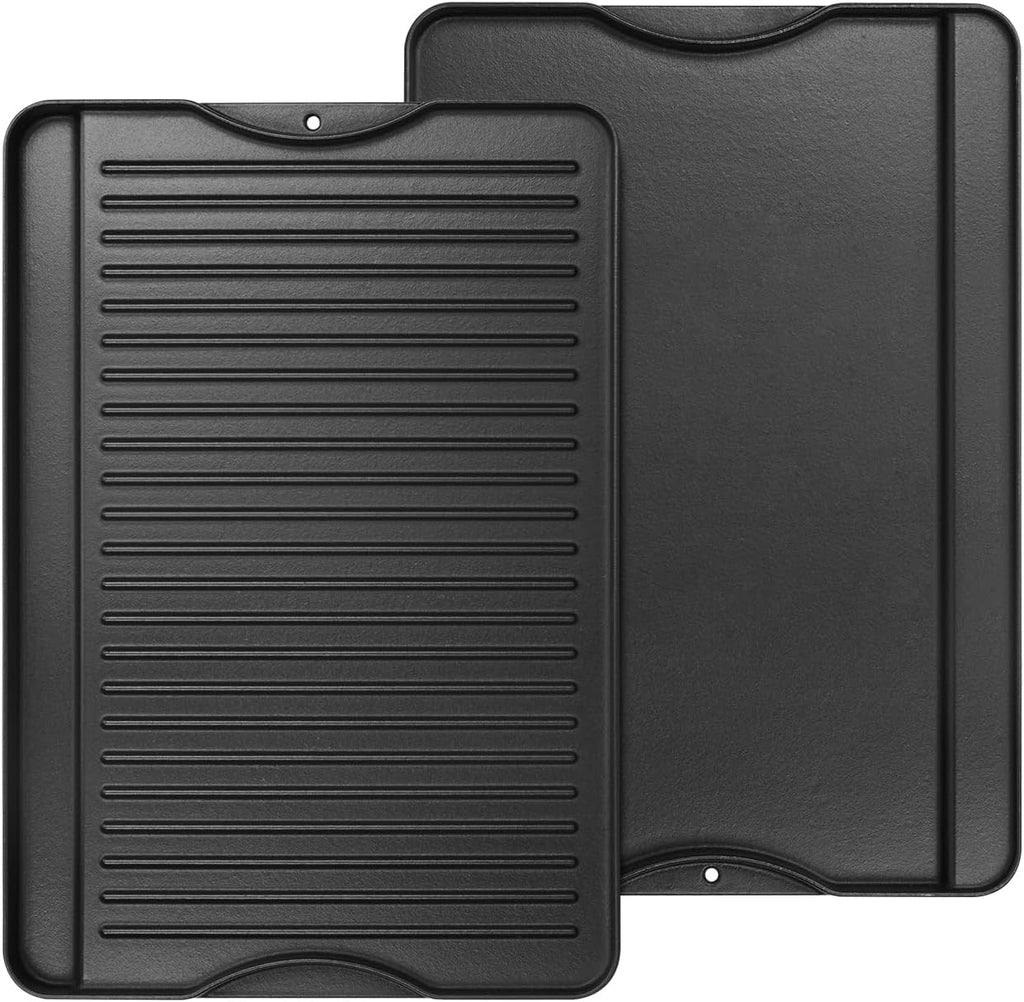 16”×24” Pre‑Seasoned Cast Iron Reversible Griddle