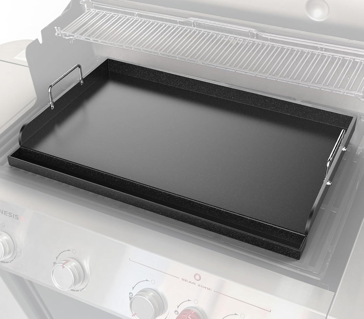 25×16‑Inch Pre‑Seasoned Cast Iron Flat Top Griddle