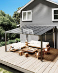 12×14 ft Wall‑Mounted Lean‑to Patio Gazebo