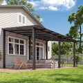 16'×10' Wall‑Mounted Lean‑to Patio Gazebo