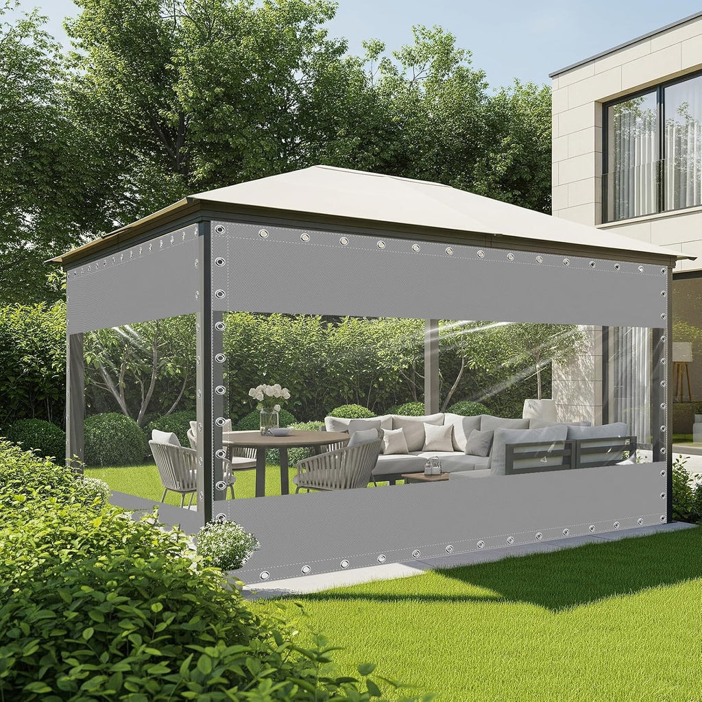8'H×10' Heavy‑Duty 0.5MM Clear Tarp