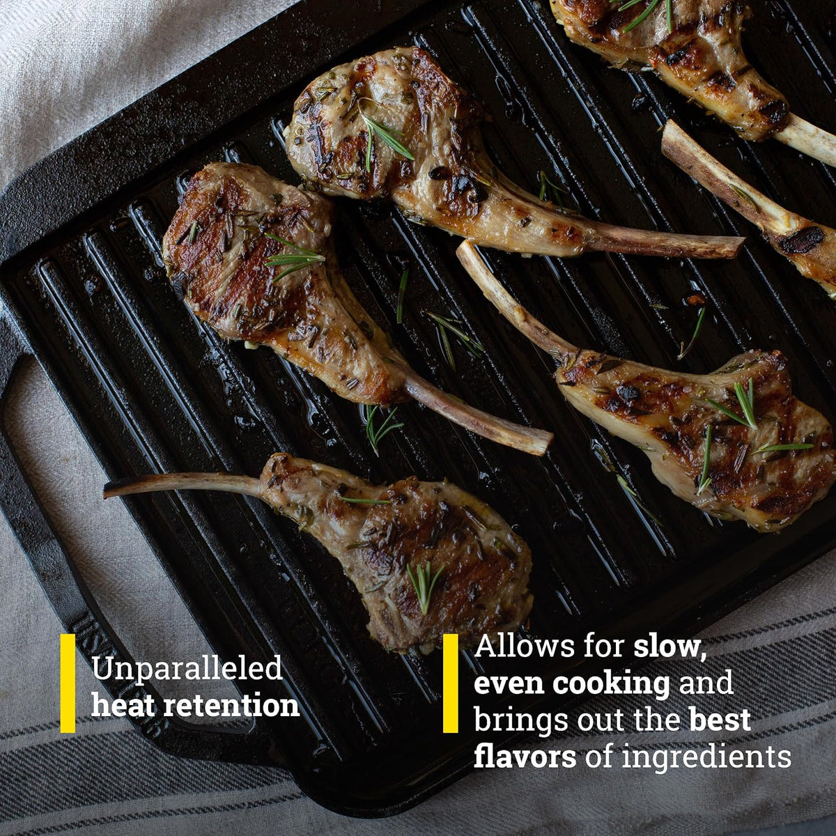 Lodge 19.5×10 In Reversible Cast Iron Grill Griddle