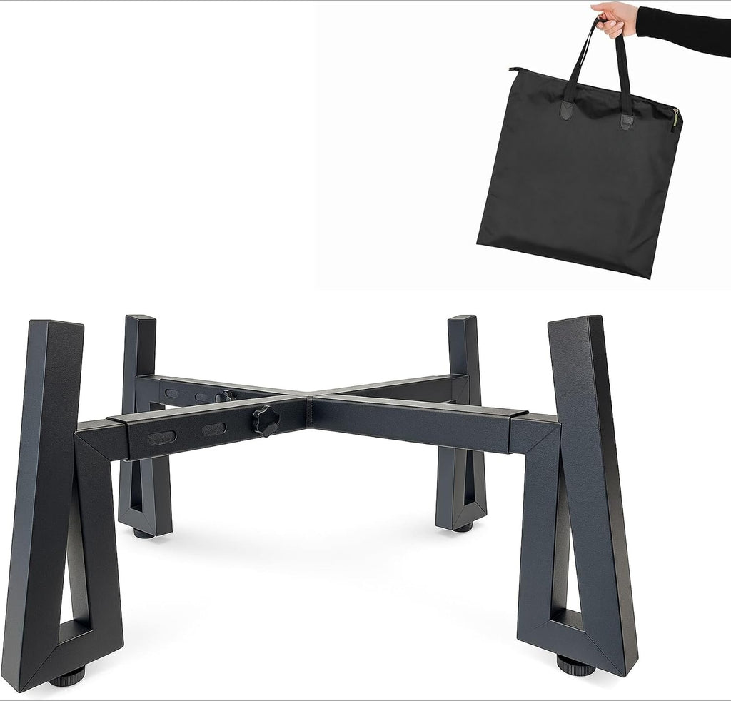 Stainless Steel Adjustable Fire Pit Stand 15‑27"
